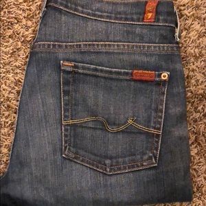 Women’s 7 for all mankind skinny jeans Sz 29